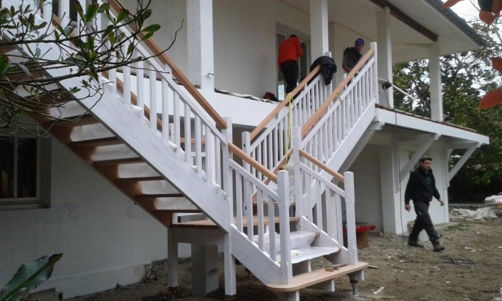 Fabrication et pose d'escaliers en bois - Philippe ARNAUD & Fils à Cantois